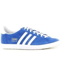 adidas Gazelle Og Blue White S Trainers in Blue for Men Lyst adidas Gazelle Og Blue White S Trainers in Blue for Men Lyst