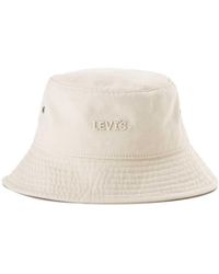 Levi's - Cabeza del Logotipo del Sombrero Headline Logo Bucket Hat - Lyst