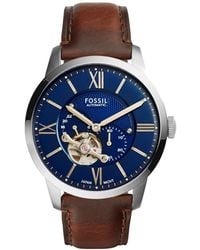 Fossil - 48Mm Townsman Herren Armbanduhr Me3154 - Lyst
