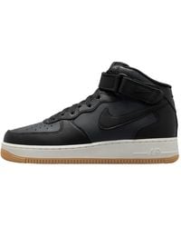 Nike - Air Force 1 Mid '07 Lx Trainers Sneakers Leather Shoes Dv7585 - Lyst