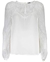 Guess LS Dejka Top Canotta Donna - Bianco