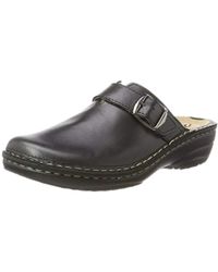 Calvin Klein Beck Maya, Zuecos para Mujer, Negro (Schwarz 02), 36 EU