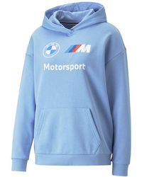 PUMA - Standard Bmw M Motorsport Essentials Logo Hoodie - Lyst