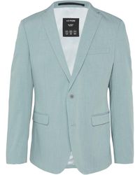 S.oliver - S.O Pure: Meliertes Sakko aus Stretch-Twill im Slim Fit türkisblau 98 - Lyst