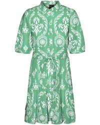 Vero Moda - Vmdicthe 2/4 Short Volume Dress Wvn Ga Keid - Lyst