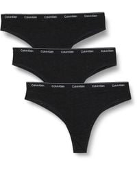 Calvin Klein - Pack Of 3 Brazilian Briefs With Lace - Lyst