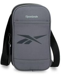 Reebok - Newport Small Crossbody Bag Gray 10,5x18x2 Cms Polyester - Lyst