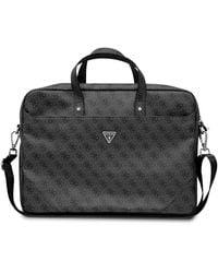 Guess - Saffiano 4g Hot Stamp Triangle Logo Tas - Lyst