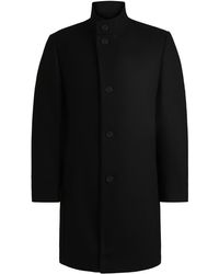 HUGO - Regular-Fit Mantel Aus Woll-Mix - Lyst