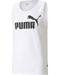 PUMA - Essentials Tank-Top White 3XL - Lyst