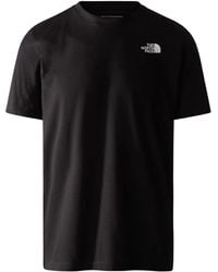 The North Face - EU T-Shirt Uomo TNF Black/Optic Blue Taglia - Lyst