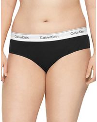 Calvin Klein - Plus Modern Cotton Stretch Bikini Panty - Lyst