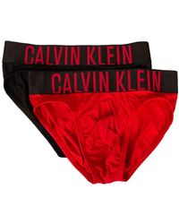 Calvin Klein - Slip Uomo Mutanda Confezione 2 Capi Tessuto Microfibra Elastico a Vista logato Articolo NB2598O - Lyst