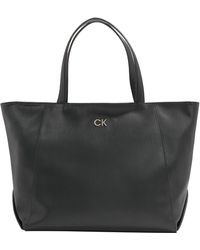 Calvin Klein - Tote Bag Tasche Re-Lock Seasonal Shopper Mittelgroß - Lyst