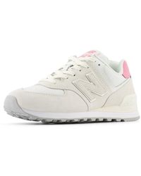 New Balance - 574, Sneaker Donna, Bianco, 40.5 EU - Lyst
