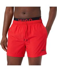 HUGO - Flex Swim Shorts - Lyst