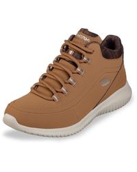 skechers hi top trainers