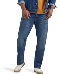 Lee Jeans - Big & Tall Extreme Motion Relaxed-Fit Stretch Jeans - Lyst