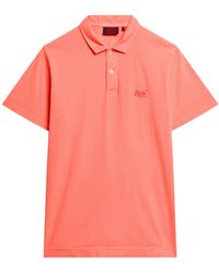 Superdry - Essential Logo Neon Short Sleeve Polo L - Lyst