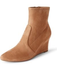Amazon Essentials - Wedge Zip Ankle Boots - Lyst