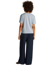 Tommy Hilfiger - Slub Crop V-nk Ss Ww0ww43901 - Lyst