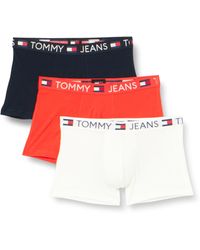 Tommy Hilfiger - Pantaloncini Boxer Confezione da 3 Uomo Trunk Cotone Elasticizzato - Lyst