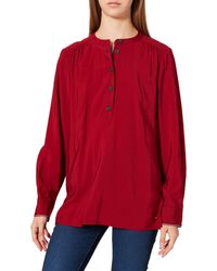 Tommy Hilfiger TH Essential P-Over Blouse LS Blusa para Mujer