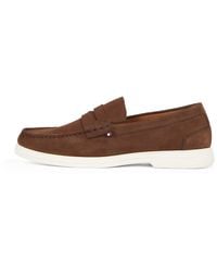 Tommy Hilfiger - Mocasines Hombre Nubuck de piel - Lyst