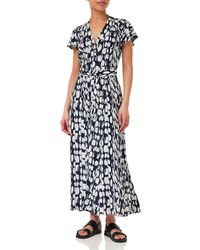 French Connection - Islanna Crepe Printed Dress Casual - Lyst