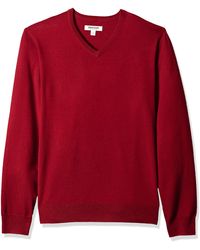 Goodthreads Amazon-Marke: -Pullover aus Merinowolle - Rot