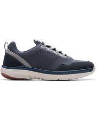 Clarks - Pro Knit Textile Shoes In Standard Fit Size 8 Blue - Lyst