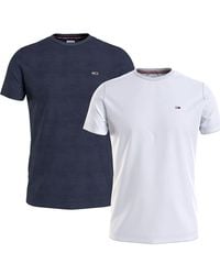 Tommy Hilfiger - 2 Pack Slim Jersey T-shirts - Lyst