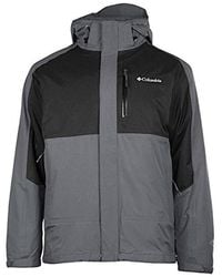 columbia men's crested butte ii omni heat puffer vest 2017