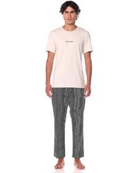 Calvin Klein - S/s Pant Set Pyjamas - Lyst