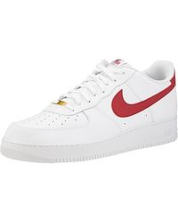 nike air force 1 07 rood wit