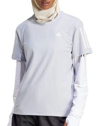 adidas - Eigen The Run T-shirt - Lyst