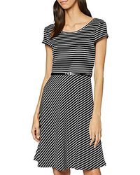 Vero Moda Vmvigga Flair Capsleeve Dress Noos Kleid - Schwarz