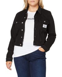 Calvin Klein 90s Crop Trucker Chaqueta - Multicolor