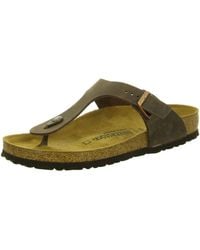 Birkenstock - Gizeh Natural Leather - Lyst