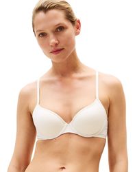 Tommy Hilfiger - Demi Cup Bra With Logo - Lyst