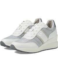 Michael Kors - Sneakers da Donna Mabel in Pelle e Rete con Catena Lucida 43S4MBFSBD - Lyst