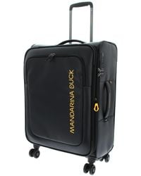 Mandarina Duck - Eco Coated Exp Trolley M Black - Lyst