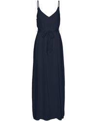Vero Moda - Kleid VMEASY Joy Slit Maxi V-Neck Dress WVN GA - Lyst