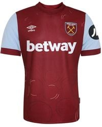 Umbro - 2023-2024 West Ham United Home Football Soccer T-shirt Claret - Lyst
