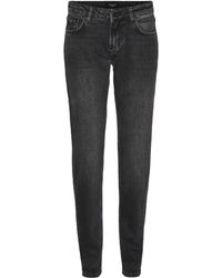 Vero Moda - Female Verjüngt VMMARRY Niedrige Taille Hohe Taille Jeans - Lyst