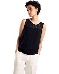 Street One - Materialmix Top - Lyst
