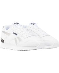 Reebok - Glide Ripple Clip Sneaker,white/white/silver Metallic,35 Eu - Lyst