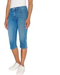 Pepe Jeans - Skinny Crop Hw Shorts - Lyst