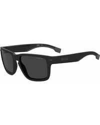 BOSS - Boss Gafas de Sol 1497/S MATTE BLACK GREY/DARK GREY 57/18/140 hombre - Lyst
