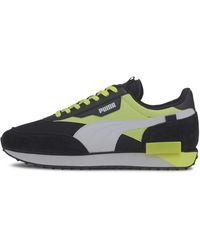 PUMA - Future Rider Contrast Lace-up White Synthetic S Trainers 374763_01 - Lyst